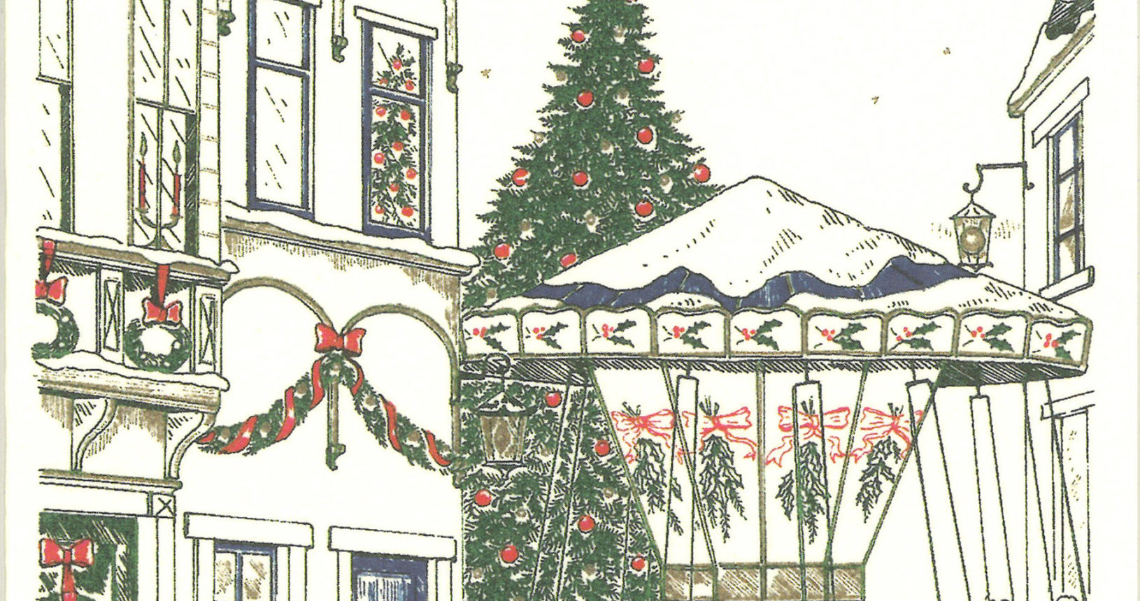 carte de noel Olivier de Sercey