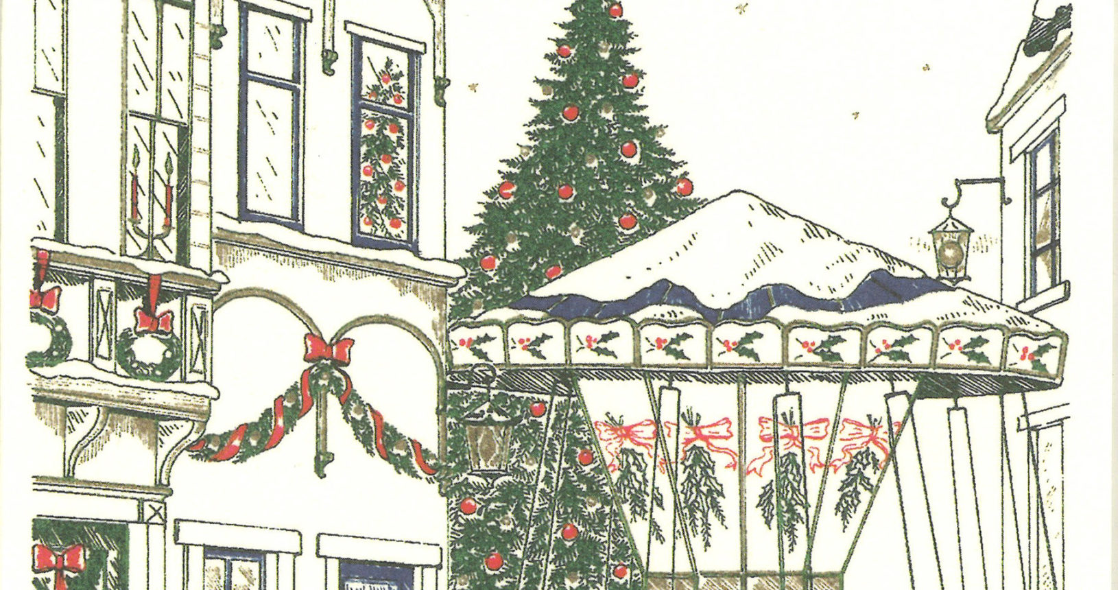 carte de noel Olivier de Sercey